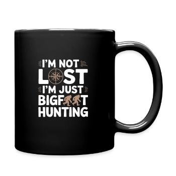 Bigfoot croyant Sasquatch Cryptide Créature de la forêt - Mug uni - noir - Droite