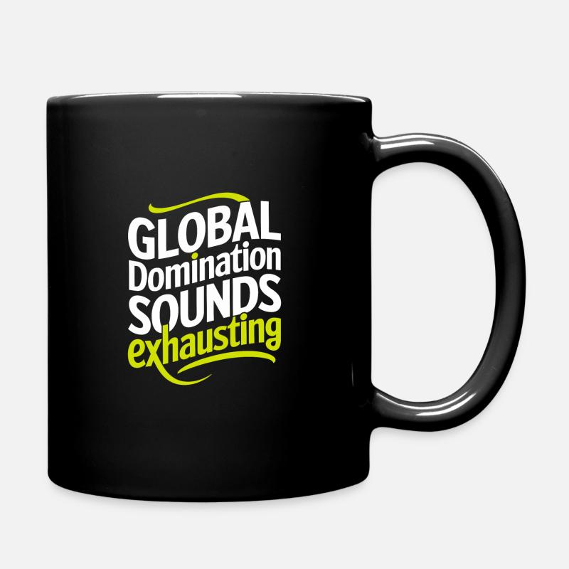 Global Conspiracy - Full Colour Mug - black