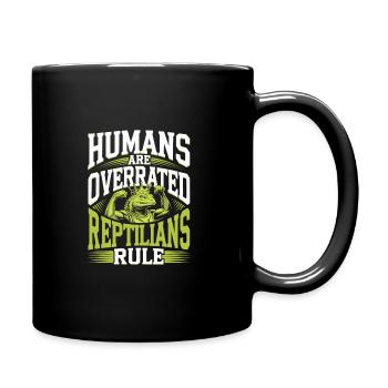 Lézard Peuple Reptile Conspiration Et Secret - Mug uni - noir - Droite