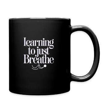 Calm Mind, Meditation Practice and Spiritual - Full Colour Mug - black - Right