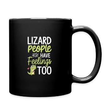 Lézard Peuple Reptile Conspiration Et Secret - Mug uni - noir - Droite