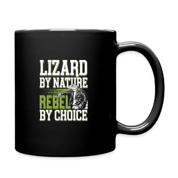 Lézard Peuple Reptile Conspiration Et Secret - Mug uni - noir - Droite