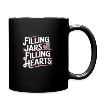 Preserving homemade food - Full Colour Mug - black - Right