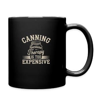 Preserving homemade food - Full Colour Mug - black - Right