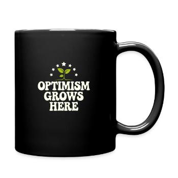 Optimisme climatique, Jour de la Terre, Durabilité - Mug uni - noir - Droite