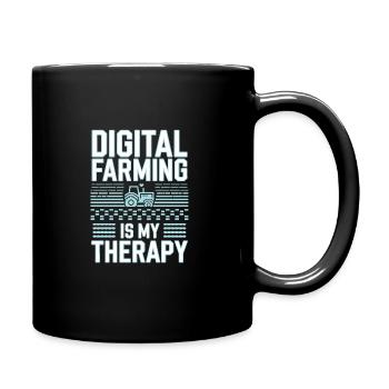 Farming Simulator Virtual Farming Game Fan Farm - Tasse einfarbig - Schwarz - Rechts