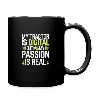 Farming Simulator Virtual Farming Game Fan Farm - Tasse einfarbig - Schwarz - Rechts