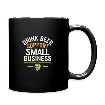 Craft-beer-enthusiast, Lokaler Brauerei-fan - Tasse einfarbig - Schwarz - Rechts