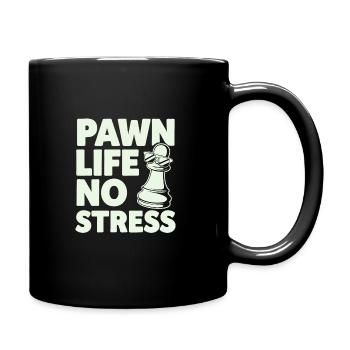 Schach-humor-liebhaber Lustige Schachmatt- Und - Tasse einfarbig - Schwarz - Rechts