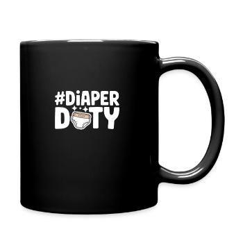 Elternschafts-humor Neue Väter Haben Zum Ersten - Tasse einfarbig - Schwarz - Rechts