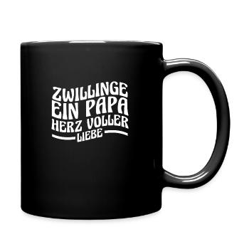 Dad of twins - Full Colour Mug - black - Right