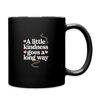 Emotional Intelligence Empathy Advocate Mindful - Full Colour Mug - black - Right