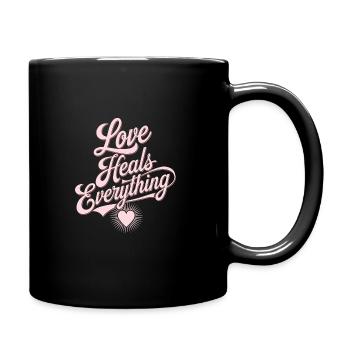 Emotional Intelligence Empathy Advocate Mindful - Full Colour Mug - black - Right
