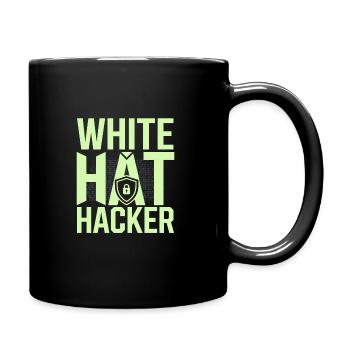 Ethical Hacking Cybersecurity Digital - Full Colour Mug - black - Right