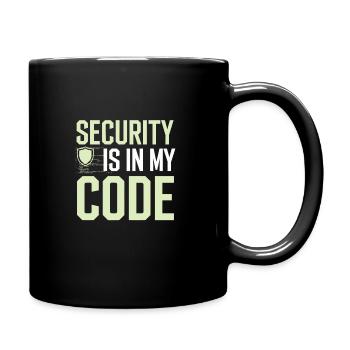 Ethical Hacking Cybersecurity Digital - Full Colour Mug - black - Right