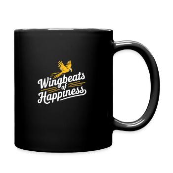Papageienbesitzer Papageienleben Und Exotischer - Tasse einfarbig - Schwarz - Rechts