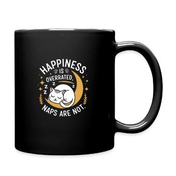Cat Lover, Dark Humor, Naughty, - Full Colour Mug - black - Right