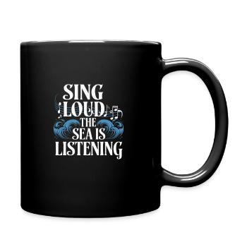 Sailors Sea Shanty Singing Ship Adventures - Full Colour Mug - black - Right