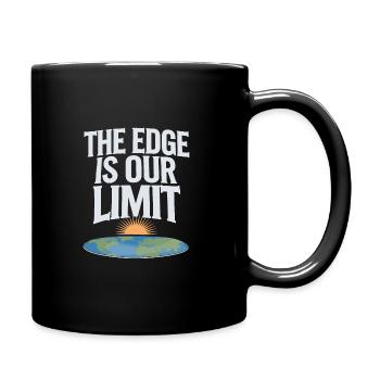 Satire de la Terre Plate Conspiration Drôle Et - Mug uni - noir - Droite