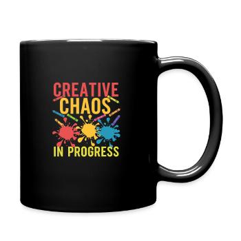 Bricolage avec des enfants, projets de bricolage et drôles - Mug uni - noir - Droite
