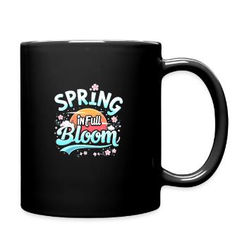 Kirschblüten-enthusiast Sakura Lovers Springtime - Tasse einfarbig - Schwarz - Rechts