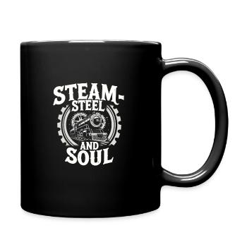Railfan Passionné de train Amoureux des locomotives - Mug uni - noir - Droite
