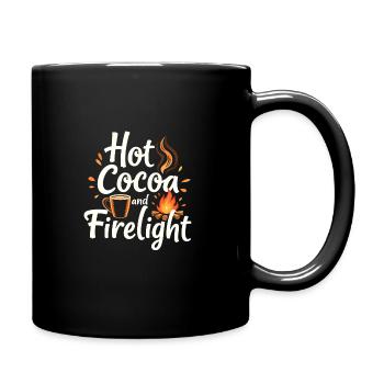 Feuerstellen-hinterhof-zusammenkünfte Im - Tasse einfarbig - Schwarz - Rechts