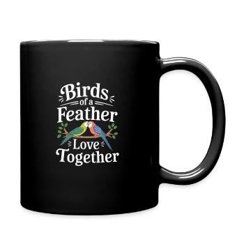 Papageienbesitzer Papageienleben Und Exotischer - Tasse einfarbig - Schwarz - Rechts
