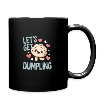 Dim-sum-liebhaber Chinesischer Küche Und Knödel - Tasse einfarbig - Schwarz - Rechts