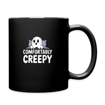 Cozy, Horror, Aesthetics, Spooky, Cozy - Full Colour Mug - black - Right