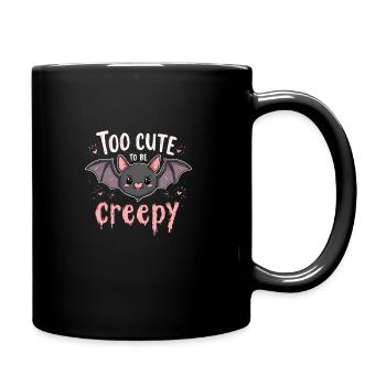 Confortable, Horreur, Esthétique, Effrayant, Confortable - Mug uni - noir - Droite