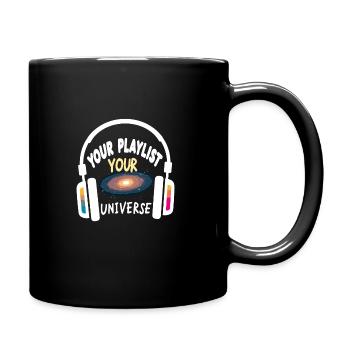 Headphone junkies Immersive audio premium sound - Full Colour Mug - black - Right