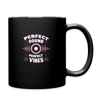 Hochwertiger Premium-sound Für Audiophile Kultur - Tasse einfarbig - Schwarz - Rechts