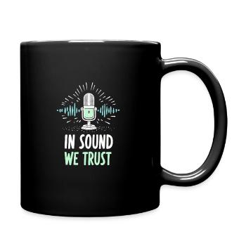 Hochwertiger Premium-sound Für Audiophile Kultur - Tasse einfarbig - Schwarz - Rechts