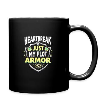 Trennungsermächtigung, Selbstliebe, Neuanfänge - Tasse einfarbig - Schwarz - Rechts