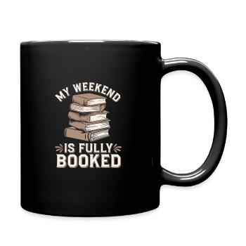 Book-like humour, Witty reading quotes, Literary - Full Colour Mug - black - Right