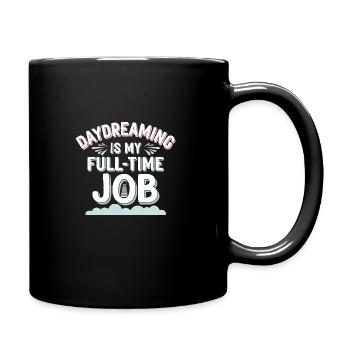 Surreal Art Humor Dreamlike Images Floating - Full Colour Mug - black - Right