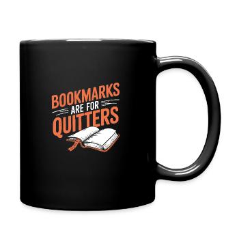 Book-like humour, Witty reading quotes, Literary - Full Colour Mug - black - Right