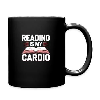 Book-like humour, Witty reading quotes, Literary - Full Colour Mug - black - Right