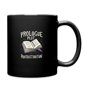 Book-like humour, Witty reading quotes, Literary - Full Colour Mug - black - Right