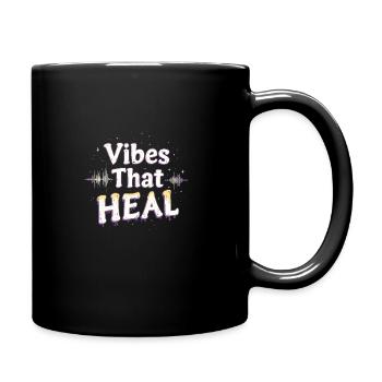 Music Therapy Emotional Healing Relaxation - Full Colour Mug - black - Right