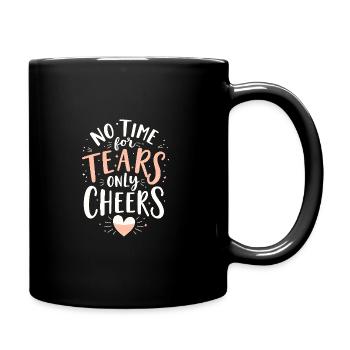 Trennungsermächtigung, Selbstliebe, Neuanfänge - Tasse einfarbig - Schwarz - Rechts