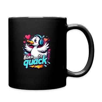 Nutztier-enten-enthusiasten Hinterhof-enten - Tasse einfarbig - Schwarz - Rechts