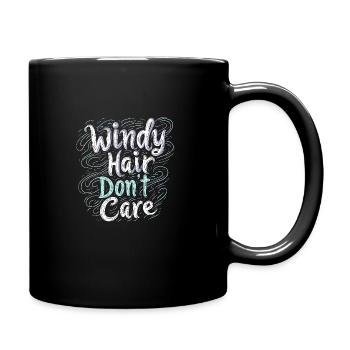 Météo fantaisiste, Nuages fantaisistes, Drôle - Mug uni - noir - Droite