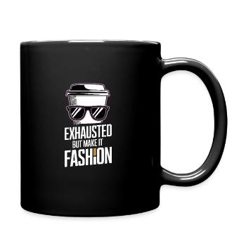 Emotional Burnout Humor Funny Stress Quotes - Full Colour Mug - black - Right