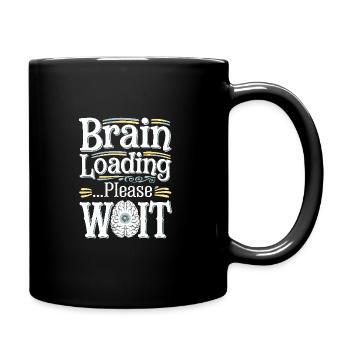 Emotional Burnout Humor Funny Stress Quotes - Full Colour Mug - black - Right