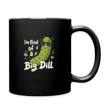 Amateurs de cornichons Humour Blagues dill-ightful Nourriture drôle - Mug uni - noir - Droite