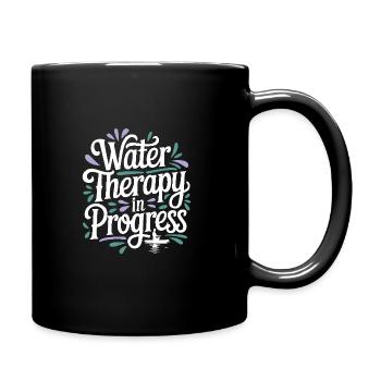 Paddleboarding SUP adventures, water sports in the - Full Colour Mug - black - Right