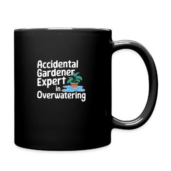 DIY Garden Fights, Gardening, Humor, Plants - Full Colour Mug - black - Right