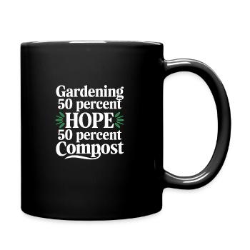 DIY Jardin, Jardinage, Humour, Plantes - Mug uni - noir - Droite